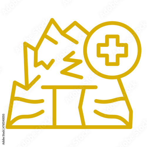 Cave Rescue Icon Style