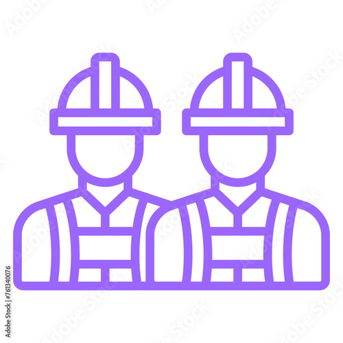 Firefighting Unit Icon Style