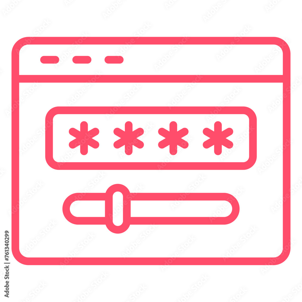 Obraz premium Password Icon Style