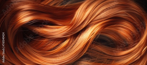 Stunning caramel honey hair background  showcasing healthy  smooth  and shiny strands