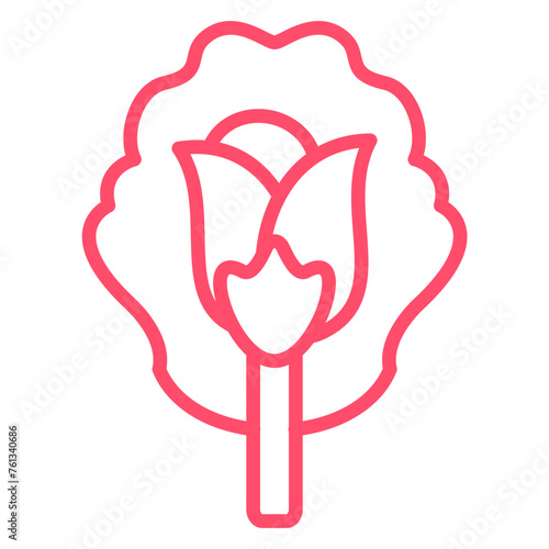 Pea Flower Icon Style