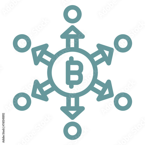 Decentralized Finance Icon Style