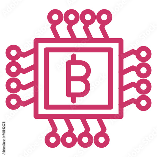 Mining Farm Icon Style