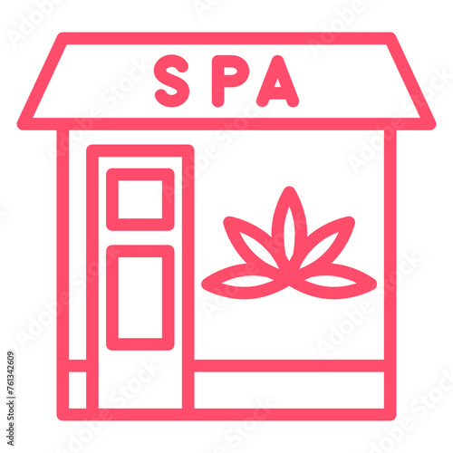 Spa Center Icon Style