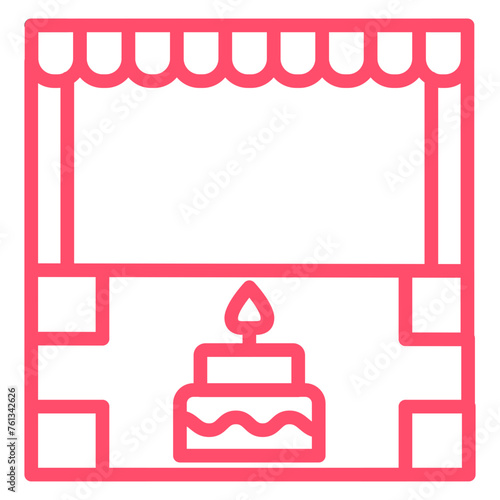 Cake Shop Icon Style