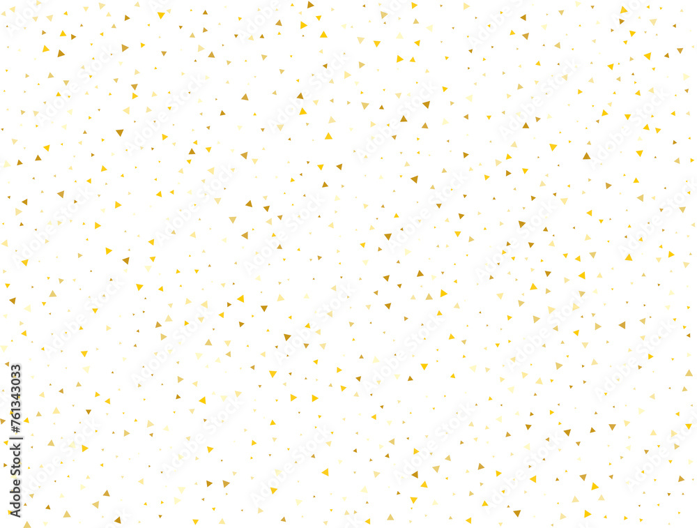 Yellow Triangle Confetti