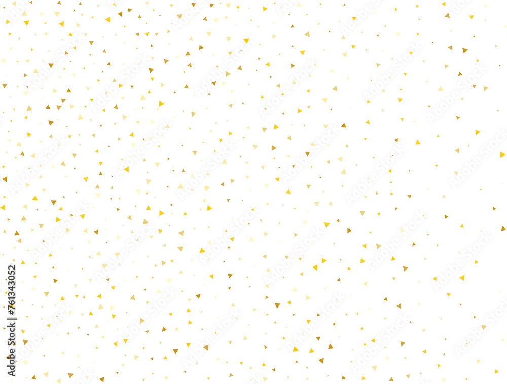Yellow Triangle Confetti