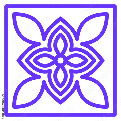 Floor Tiles Icon Style