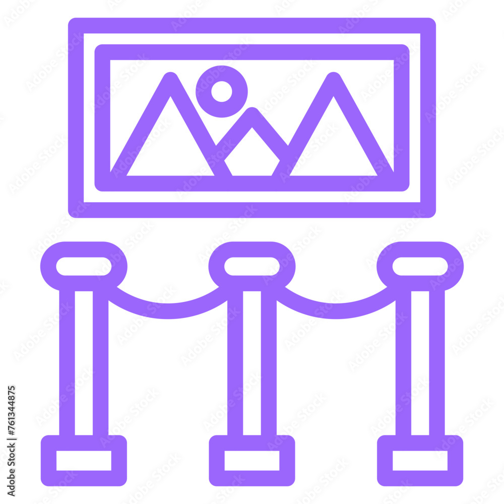 Exhibition Icon Style Exhibition Icon Style