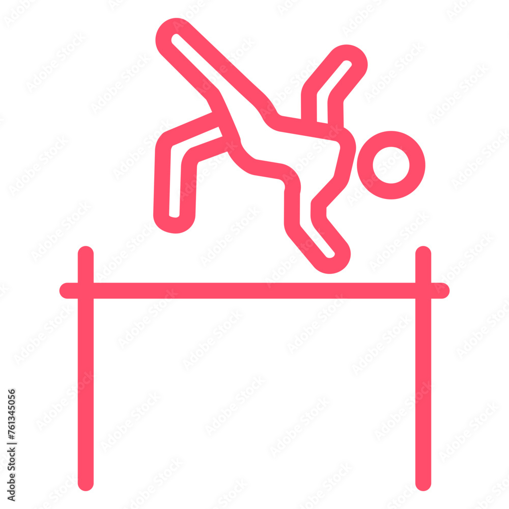 Obraz premium Gymnast Icon Style