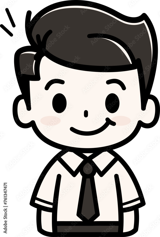 Urban Maverick Male Character Vector Illustration