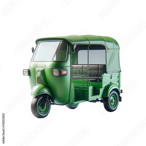 Tuk-Tuk on Transparent Background