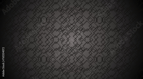 Black and Gray Gradient with Geometric Vintage Style Wallpaper 