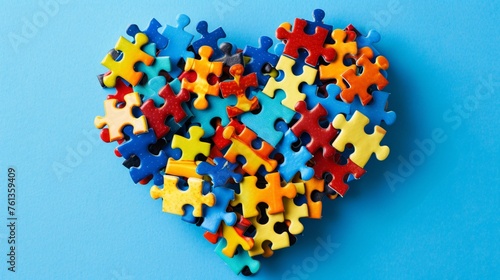 A Particular Heart Shape For World Autism Awarness Day