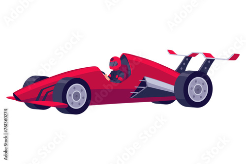 Race car icon transport jet logo sport auto racing symbol concept. Art design template isolated red black turbo jet power hybrid race single seater © designer_things