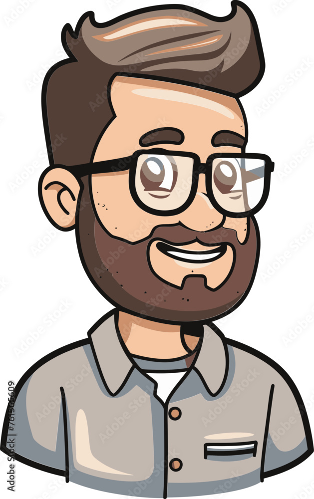 Joyful Man Vector Design Joyful Man Vector Design