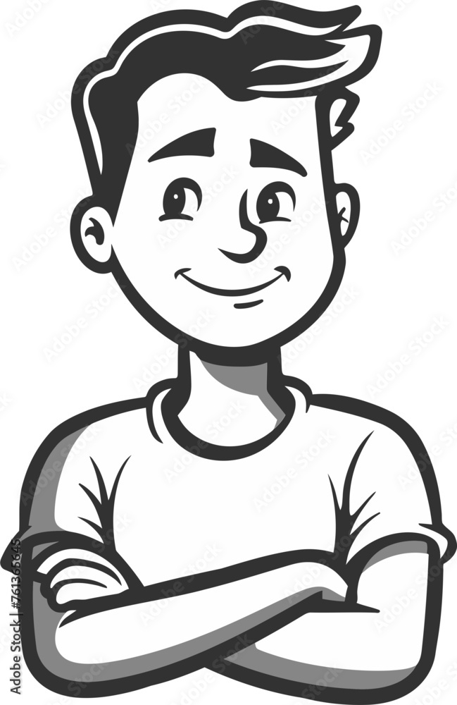 Casual Man Vector Clipart Casual Man Vector Clipart