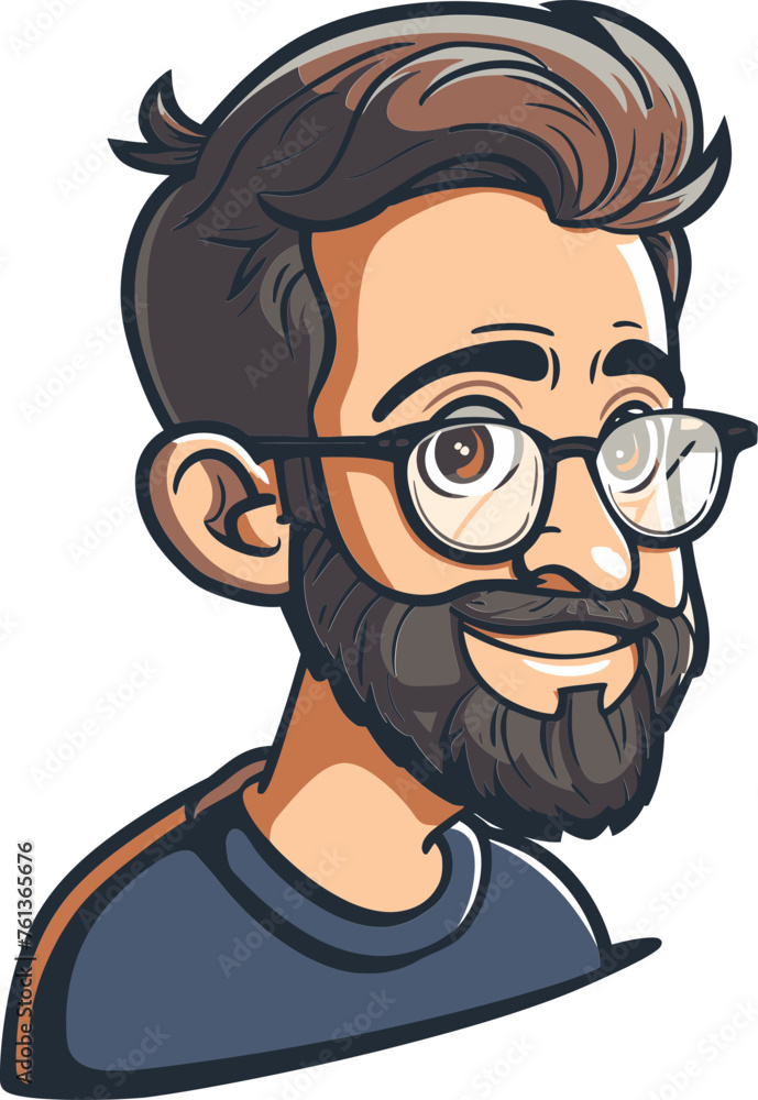 Suited Man Vector Graphic Suited Man Vector Graphic