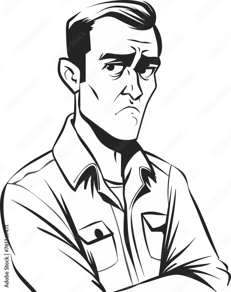 Confident Man Vector Illustration Confident Man Vector Illustration