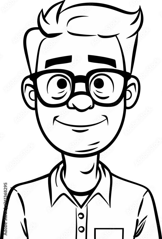 Thoughtful Man Vector Model Thoughtful Man Vector Model