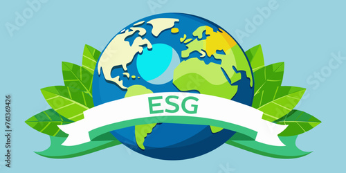 world globe planet earth background banner sustainable environment ecology nature regeneration eco friendly green energy care for nature esg concept
