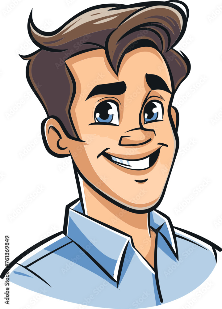Fitness Coach Man Vector Illustration