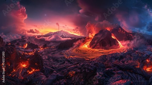 Volcanic Eruption Twilight