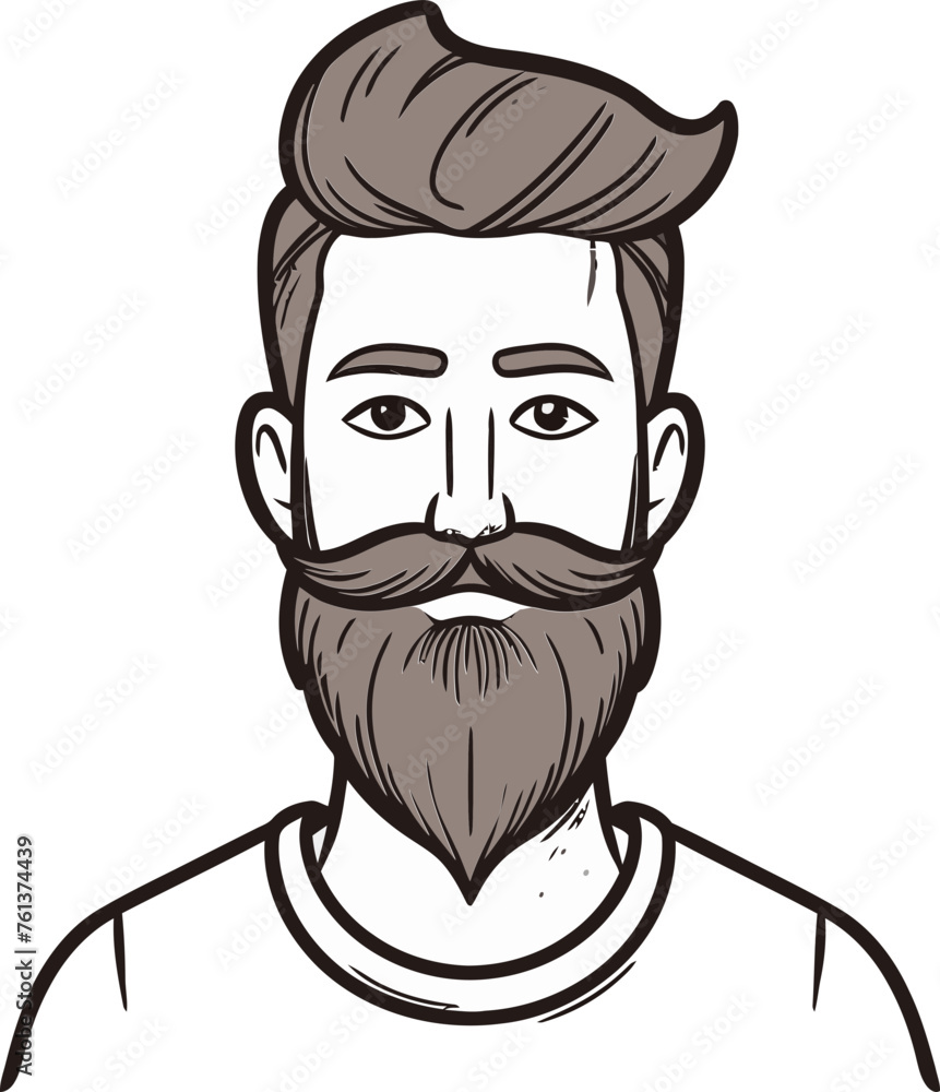 Stylish Trendsetter Icon Man Vector Character