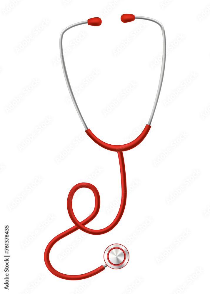Stethoscope icon, medical equipment for doctor, heart shape, illustration Stethoscope icon, medical equipment for doctor, heart shape, illustration