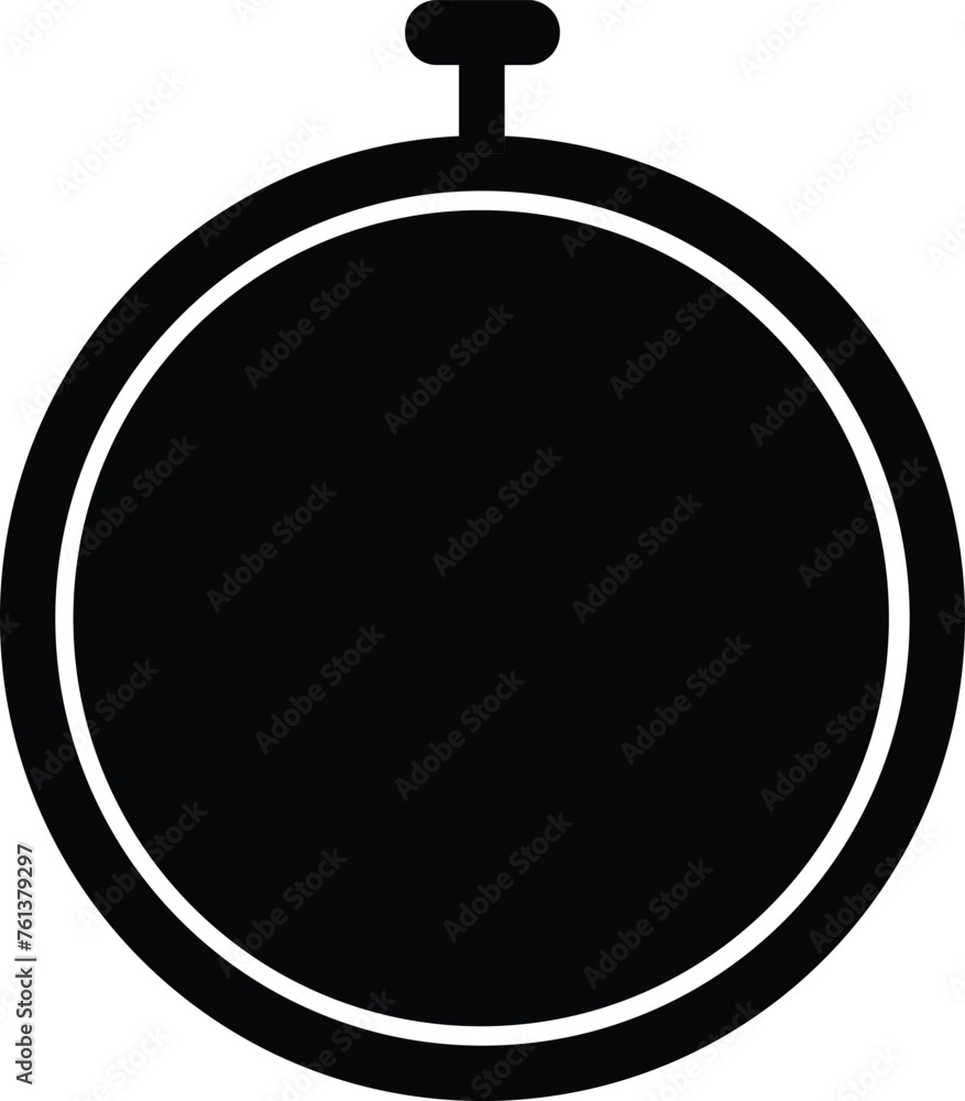 Stop watch icon, vector file, white background. Stop watch icon, vector file, white background.