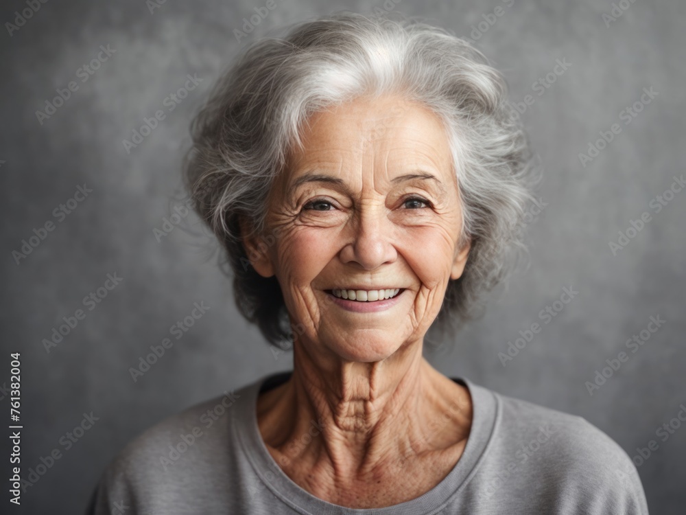Smiling Elderly Senior Women, Joyful Aging Concept Smiling Elderly Senior Women, Joyful Aging Concept