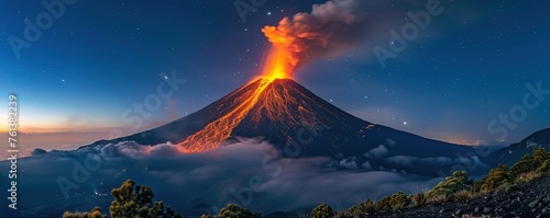 Fuego volcano photo