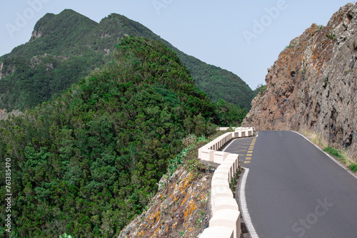 Scenic Road Through Anaga Forest, Tenerife photo