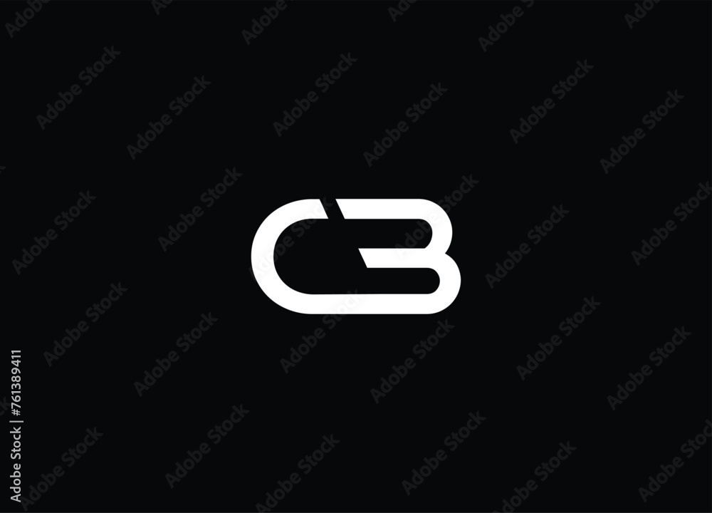 CB Monogram Letter Logo Design vector template CB Monogram Letter Logo Design vector template