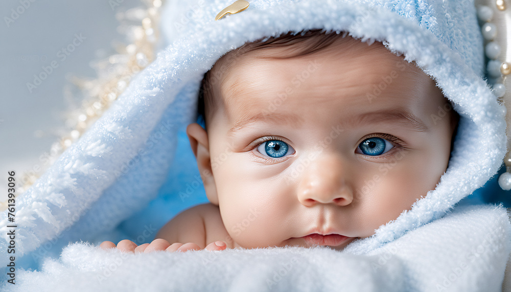 portrait baby, skincare, newborn child, happy baby portrait portrait baby, skincare, newborn child, happy baby portrait