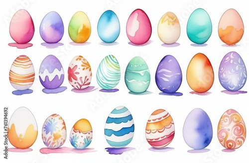 set of easter eggs © Leshtana