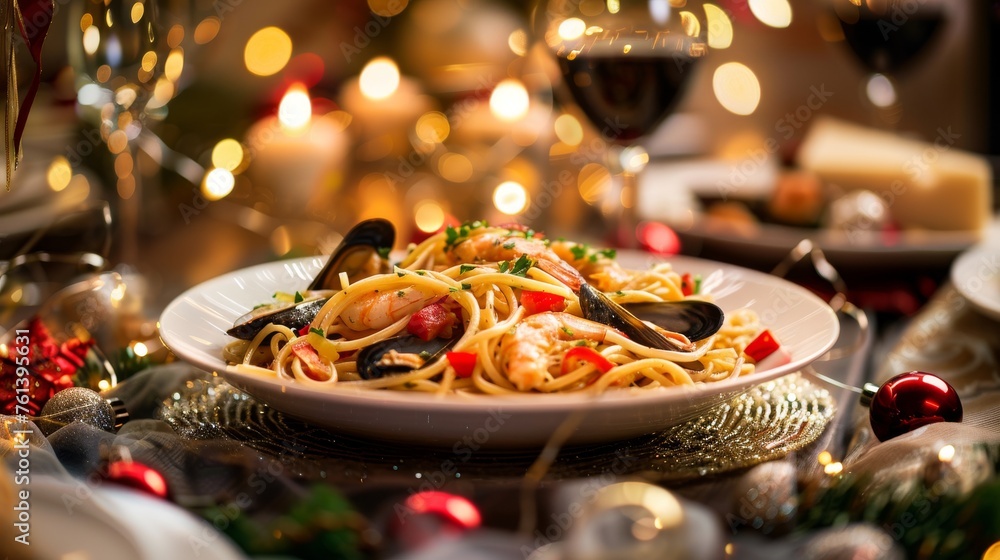 Festive Gourmet Seafood Delight Festive Gourmet Seafood Delight