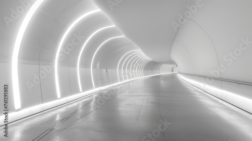 White Futuristic Tunnel Vision