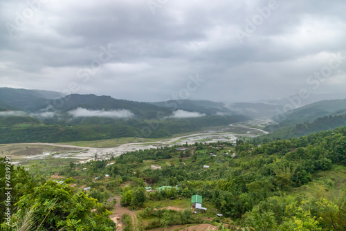Lairouching village and the barak river is situated in senapati district. people of this village are living in very peaceful manner.