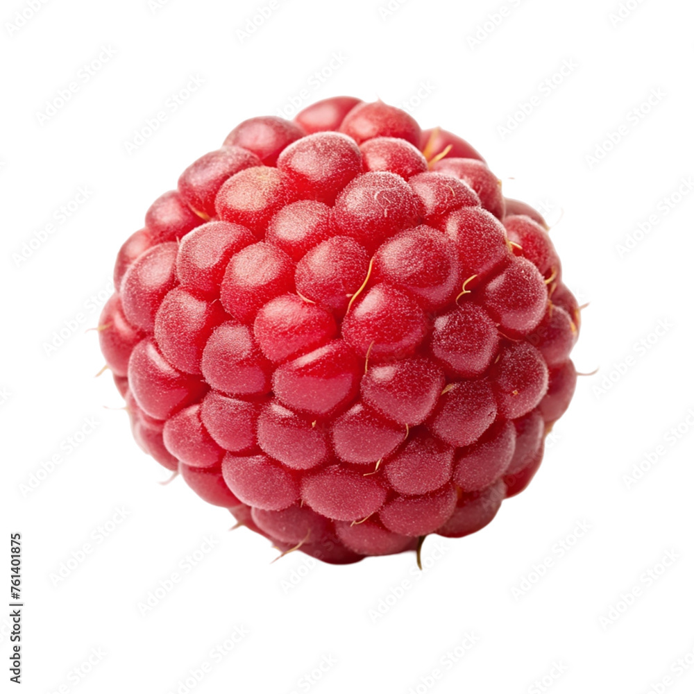A fresh raspberry. isolated on transparent background. A fresh raspberry. isolated on transparent background.