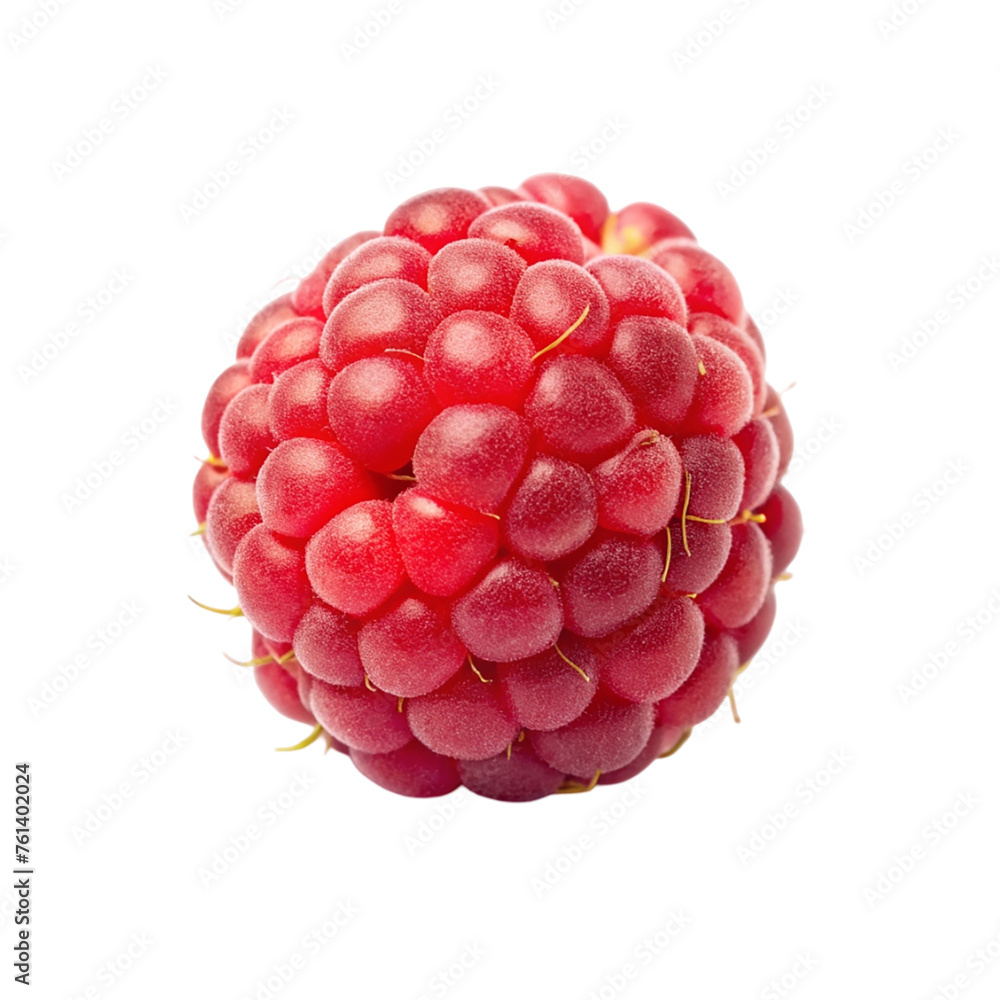 A fresh raspberry. isolated on transparent background. A fresh raspberry. isolated on transparent background.