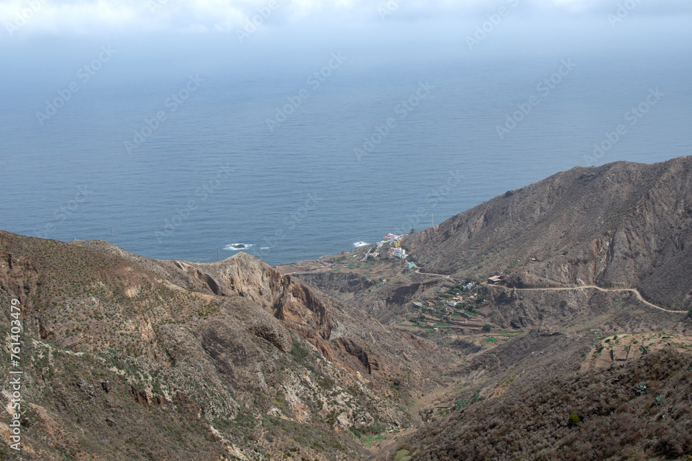 Aerial View of Tenerife's Northern Coastline Aerial View of Tenerife's Northern Coastline