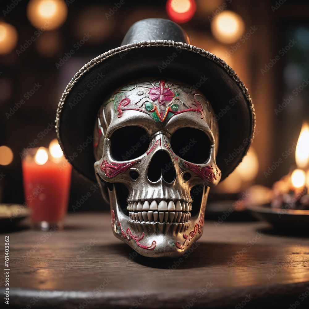 Cinco De Mayo With Skull Mask