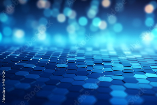 Abstract technology polygon electronic network data innovation concept background.