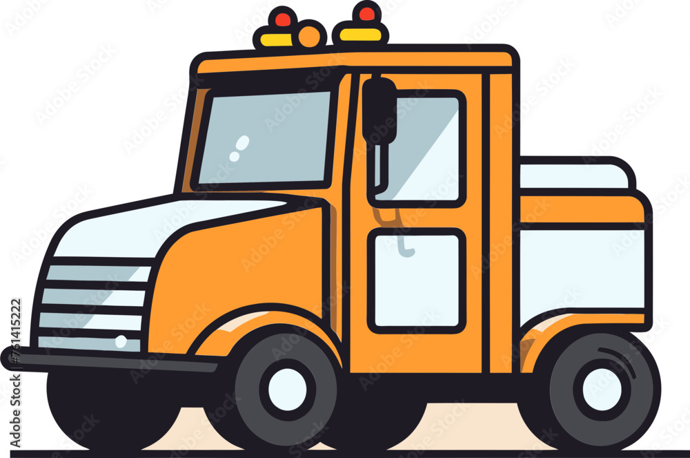 Snowplow Vector Illustration: Redefining Visual Narratives with Precision