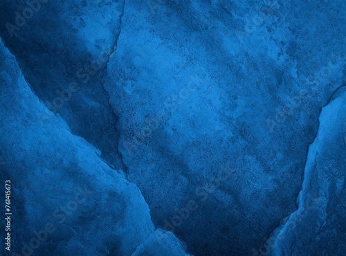 Cobalt blue rock texture grunge background