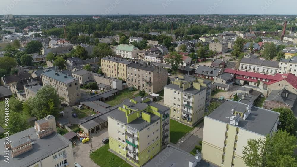 Beautiful Panorama Housing Estate Zgierz Aerial View Poland Beautiful Panorama Housing Estate Zgierz Aerial View Poland