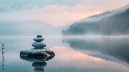 Balanced Stones Conceptual Art