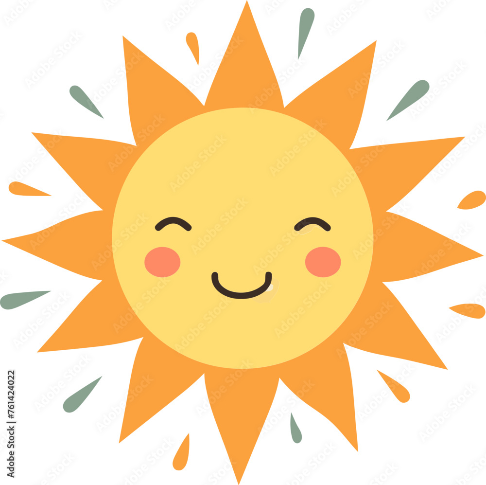 Solar Brilliance Vector Sun Illustration