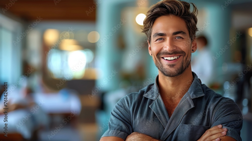 Man Standing in Front of Man Laying on Bed Man Standing in Front of Man Laying on Bed